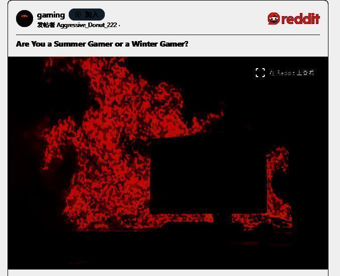 玩家社区讨论截图，展示关于冬季与夏季游戏玩家的热议评论