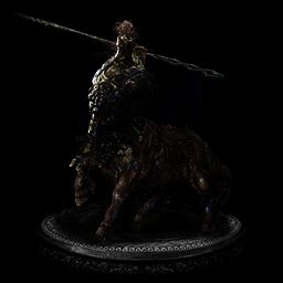 艾尔登法环黑夜君临游戏中角色发动大招攻击山羊Boss