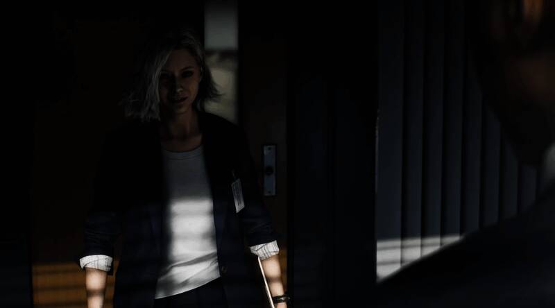 《生化危机9》角色格蕾丝·阿什克罗夫特概念图，身穿战术装备，神情冷峻