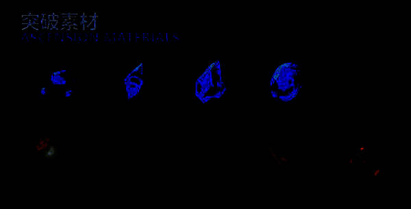 塔利雅突破材料实物图示，包括各种箭簇、植物和矿石排列展示