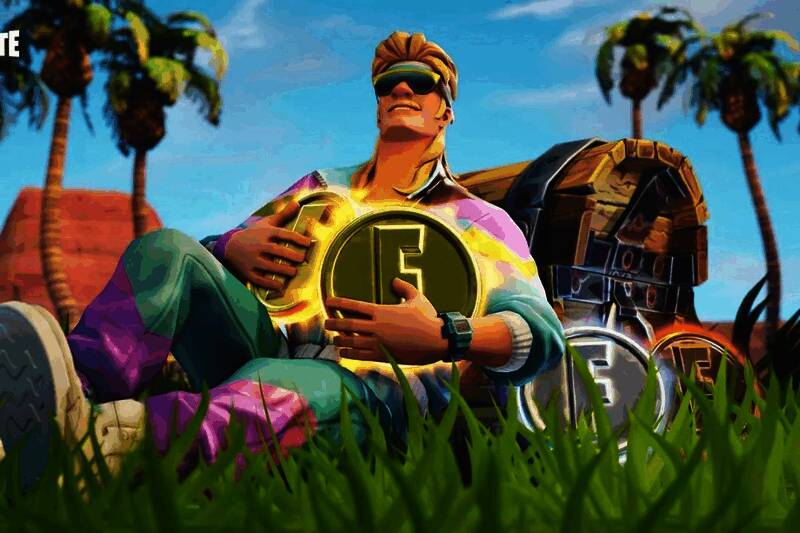 Epic Games总部大楼外观，现代风格建筑，门前有公司LOGO标志