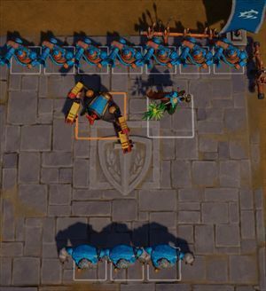 控制制空队实战画面，托尔与轰天大兵联合压制空中敌人