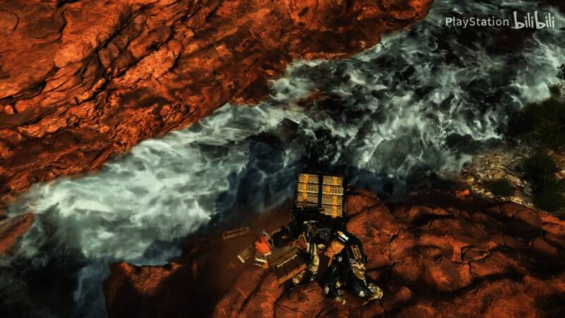 战斗场景激烈，角色高速奔跑并躲避敌方攻击