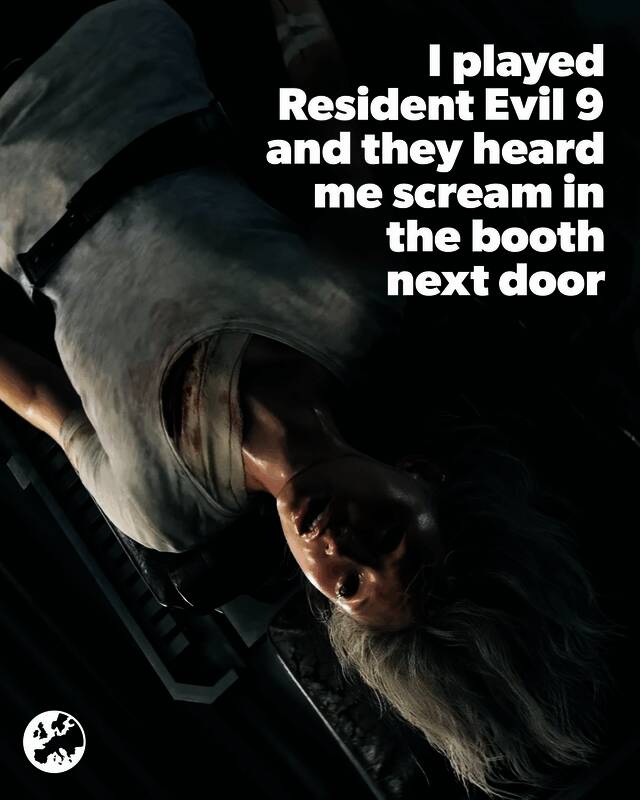 外媒记者在试玩中被吓到惊呼，表情极度震惊