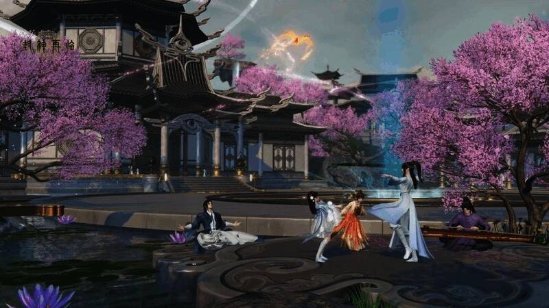 多人组队副本战斗画面，展现合作玩法