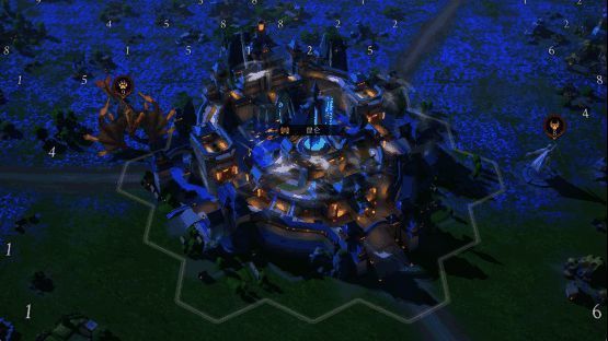 英雄抽卡动画示意图，展现精致特效与角色动作