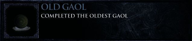 玩家角色手持stone word Key站在监牢门前准备激活