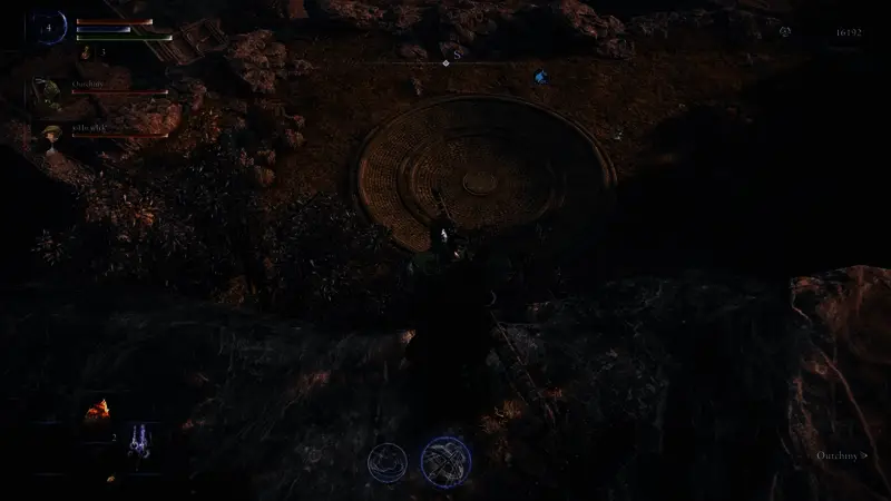 玩家角色胜利站立于Placidusax倒下的身躯前，屏幕显示成就已获得