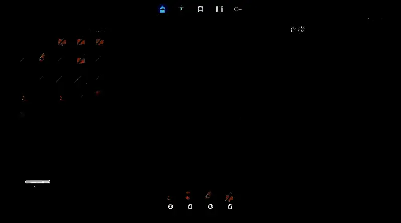 游戏角色站在一个复杂的地图前规划下一步行动