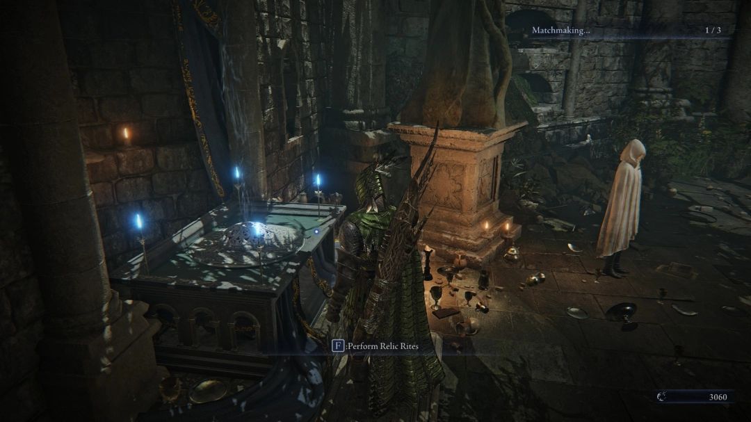 圣物仪式圣坛操作界面示意图