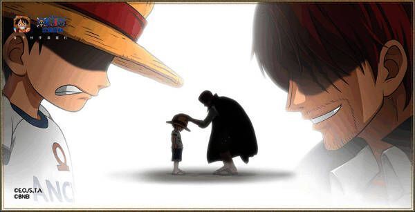 剧情过场动画截图，展示路飞与克洛克达尔激烈交锋场面