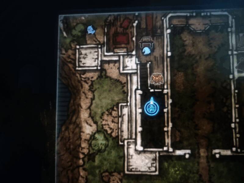 轮之魔女现出真身，神秘氛围浓厚的对话界面