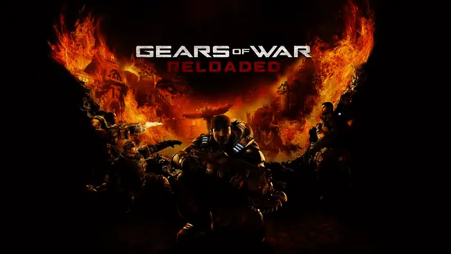 游戏实机画面展示，多个角色在废墟场景中展开激烈枪战，环境破坏特效逼真