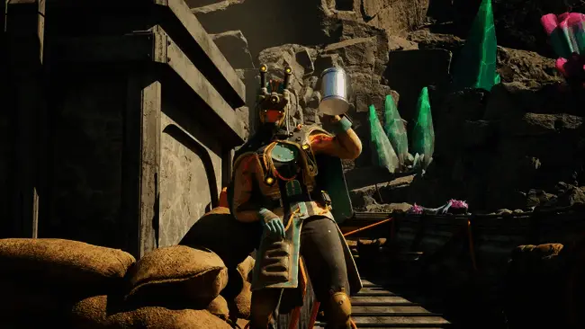 游戏实机画面展示阿尔卡迪亚殖民地的未来都市与荒野场景