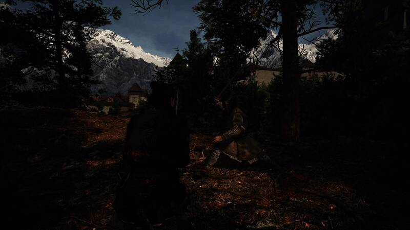 吸血鬼军团列阵于战场，背后是燃烧的城市与乌云密布的夜空