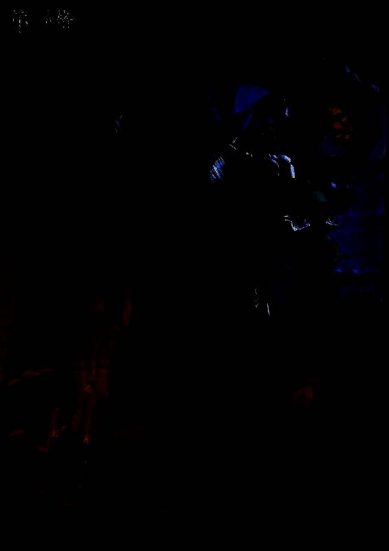 《第五人格》圣诞主题主视觉图，角色们齐聚一堂，背景是梦幻的圣诞夜庄园