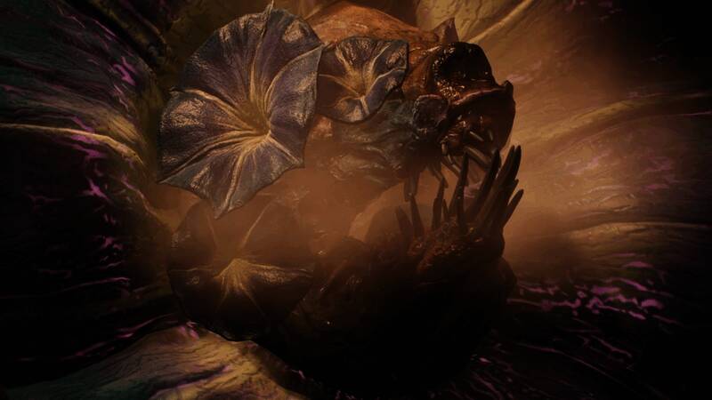 古释放神秘能力时的动画画面，光芒四射，视觉效果惊艳