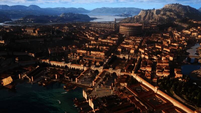 玩家扮演的总督在议会厅发表演讲，周围官员神情专注