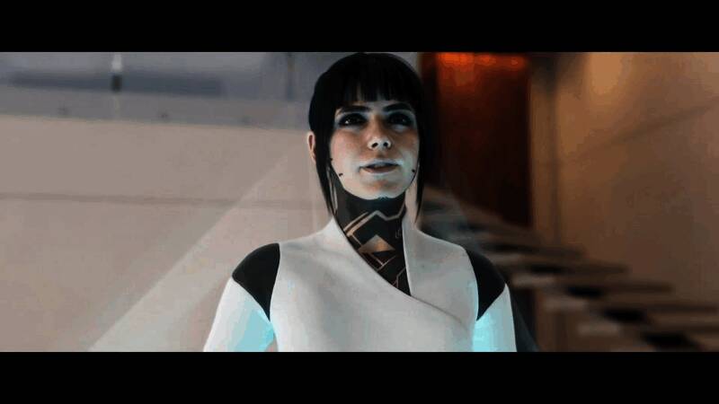 战术小队潜入敌后，夜视设备开启作战模式