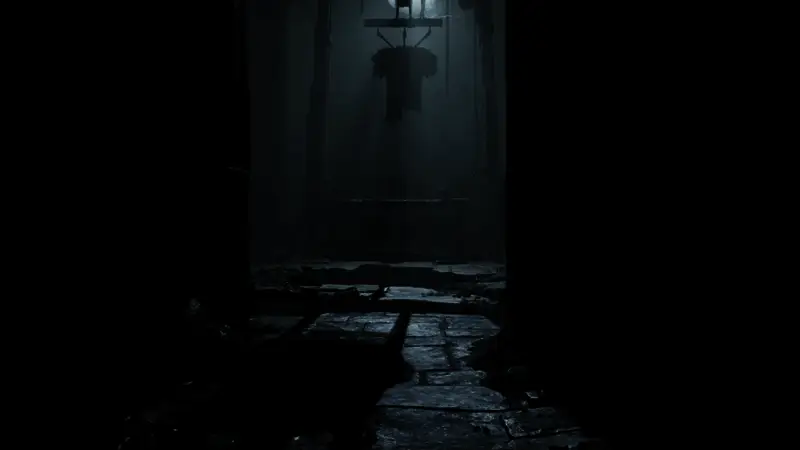 敌人设定极具压迫感，身披宗教风格战甲，手持神秘武器