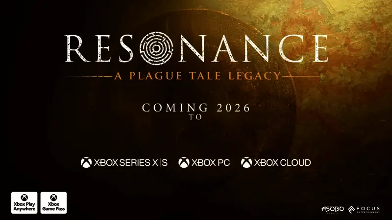 探索场景截图，主角穿梭于废墟之间，远处可见成群敌人逼近