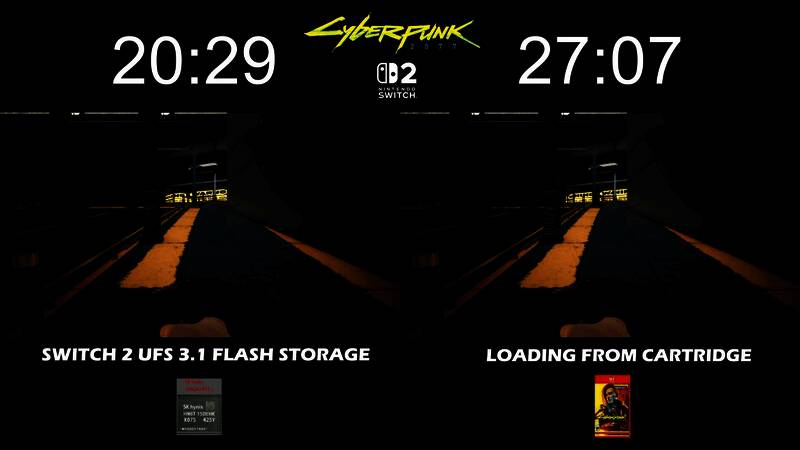 赛博朋克2077终极版Switch 2运行界面展示
