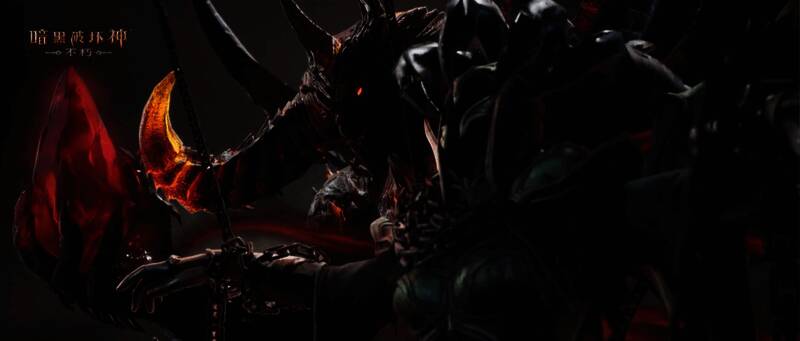 画面中迪亚波罗高举世界之石碎片，天空中回荡着毁灭性的声波，战场一片废墟