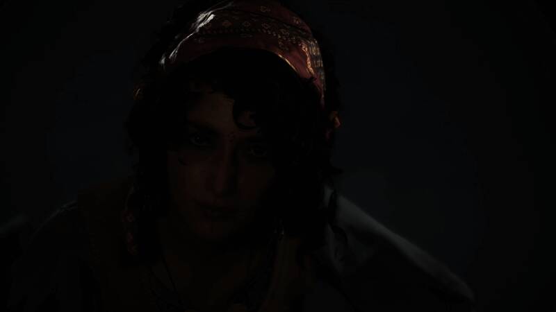 《共鸣：瘟疫传说遗产》首款宣传图，画面中展示神秘古籍与血色月光