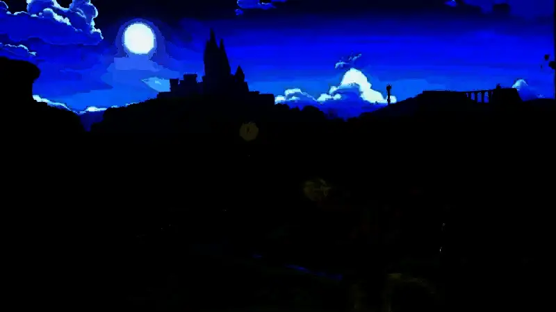 游戏场景截图，展示广阔开放世界与角色战斗动作