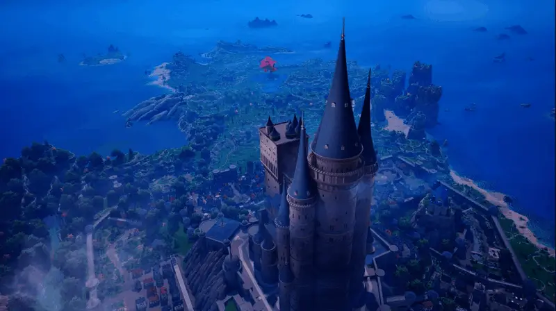 神秘新角色亮相画面，身着华丽装备站在高台之上