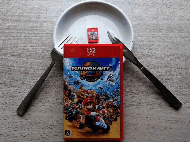 任天堂Switch 2主机与二代游戏卡带展示图