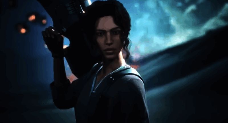 角色装备展示图，呈现高度自由的建造系统和科技树发展路径