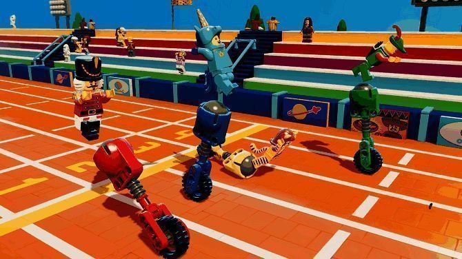 乐高派对游戏截图：忍者主题区域中的搞笑瞬间