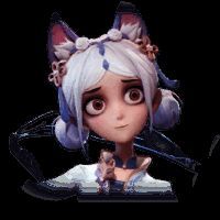 小黄身着青丘一梦古风装扮