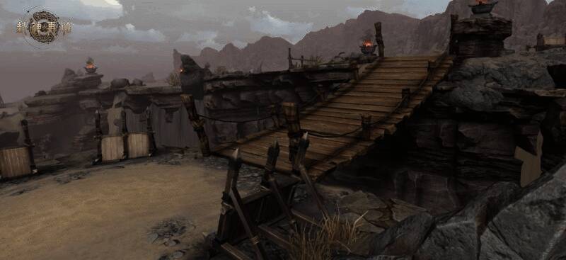 商周战场激战场景，两方阵营激烈对攻，法术特效绚丽