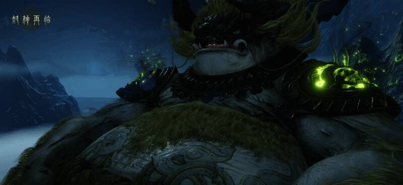 镇魔之时战斗场景，玩家与神兽激烈交锋，地面布满魔魂碎片