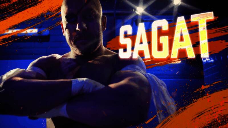 《街头霸王6》竞技模式展示图，选手正在进行高强度对抗