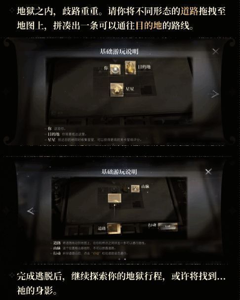 游戏主角在地狱入口苏醒，背景阴森诡异，气氛紧张压抑