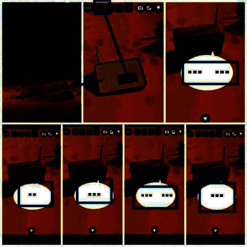 已通电工作的复古风格收音机近景