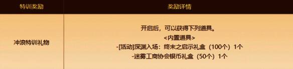 任务界面截图，显示每日特训目标与完成进度条