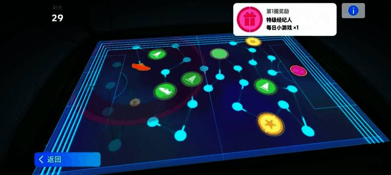 每日小游戏界面展示，显示当前进度与奖励领取情况