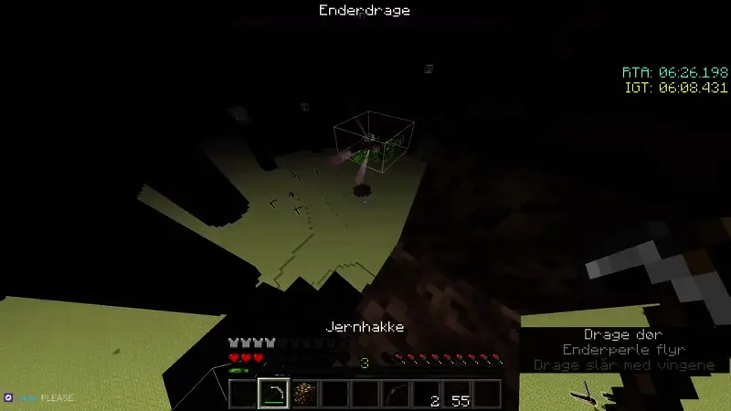 玩家角色倒地GameOver画面