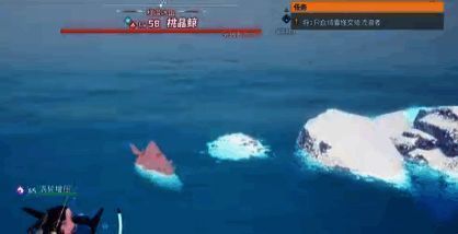 夜间采集场景图，显示玩家组队在水下高效采集矿石