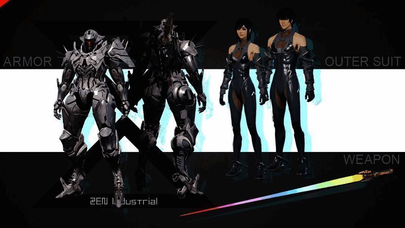 预购特典展示：诺娃与零装甲的定制机甲外观