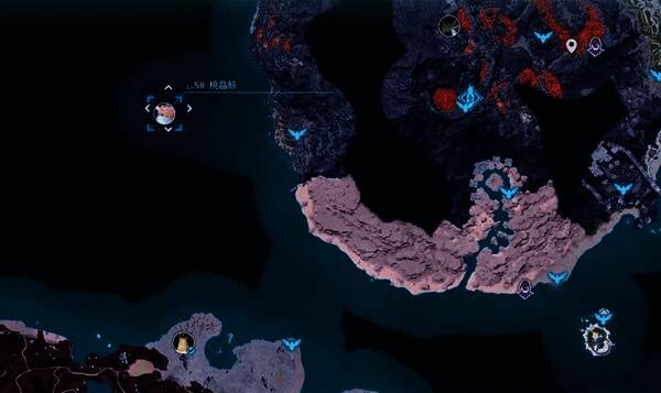 幻兽帕鲁手游桃晶鲸战斗截图，展示冰霜牢笼技能特效，整个屏幕被冰蓝色光效覆盖，角色被冻结在原地