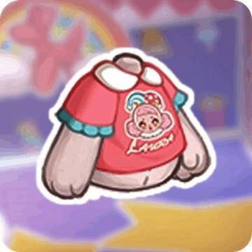 游戏界面展示LAURA换装预览，角色身穿马戏团风格服饰，背景为华丽的舞台布置