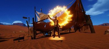 星球重启光明圣引男款战斗姿态展示图