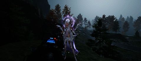 神辉圣翼女款背包动态光影效果演示