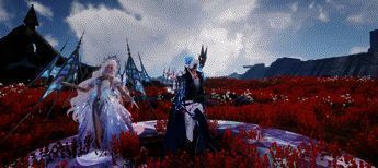 玩家角色与碎光·梦华载具合影，背景为未来城市景观