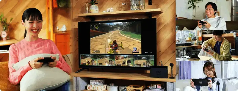 Switch 2系统界面预览图，展示全新UI设计与菜单交互优化